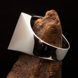 Perfectly crafted Men's yellow German Eagle Seal Ring - Sterling Silver - BikeRing4u