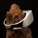 Excellent crafted Men's Ring Jesus in Hebrew yellow - Sterling Silver - BikeRing4u