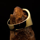 Perfectly crafted Men's National Flag Ring Sweden - solid Brass - BikeRing4u