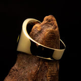 Perfectly crafted Men's National Flag Ring Sweden - solid Brass - BikeRing4u