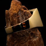 Excellent crafted Men's Belgian National Flag Ring Belgium - Solid Brass - BikeRing4u