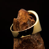 Perfectly crafted Men's National Flag Ring Italy - solid Brass - BikeRing4u