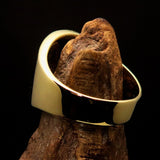 Perfectly crafted Men's National Flag Ring Finland - solid Brass - BikeRing4u