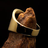 Perfectly crafted Men's National Flag Ring Norway - solid Brass - BikeRing4u