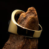 Perfectly crafted Men's National Flag Ring Cyprus - solid Brass - BikeRing4u