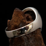 Excellent crafted Men's Sterling Silver Ring Pandemic Survivor - BikeRing4u