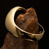 Excellent crafted Men's Brass Costume Ring Pandemic Survivor - BikeRing4u