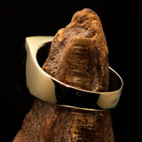 Excellent crafted Men's Costa Rican National Flag Ring Costa Rica - Solid Brass - BikeRing4u