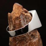 Excellent crafted Men's National Flag Ring Costa Rica - Sterling Silver - BikeRing4u