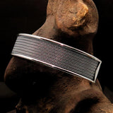 Excellent handcrafted minimalistic Sterling Silver Bracelet / Bangle - BikeRing4u