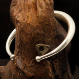 Excellent handcrafted slim minimalistic Sterling Silver Bracelet / Bangle - BikeRing4u