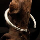 Excellent handcrafted slim minimalistic Sterling Silver Bracelet / Bangle - BikeRing4u