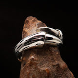 Excellent crafted Men's Medieval Ring Dragon Claw Sterling Silver 925 - BikeRing4u
