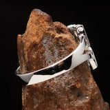 Excellent Crafted Sterling Silver Party Chick Ring - BikeRing4u