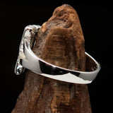 Excellent Crafted Sterling Silver Party Chick Ring - BikeRing4u