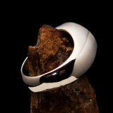 Perfectly crafted Men's Ring Celtic Birgit's Cross Black - Sterling Silver - BikeRing4u