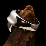 Excellent crafted Men's Zombie Denture Ring - Sterling Silver - BikeRing4u