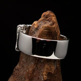 Excellent crafted One Word Boy Ring - Sterling Silver - BikeRing4u