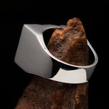 Perfectly crafted Men's Ring Flag of Greece - Sterling Silver - BikeRing4u