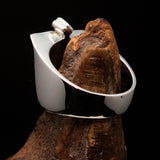 Excellent crafted Men's Blue Coptic Cross Ring - Sterling Silver - BikeRing4u