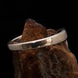 Sterling Silver Solitaire Ring with marquise shaped Ceylon Moonstone and 10 CZ - BikeRing4u