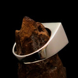 Perfectly crafted Men's Flag Ring United States of Communist - Sterling Silver - BikeRing4u