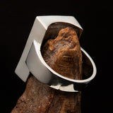 Excellent crafted Men's Ring Red Phoenix - Sterling Silver - BikeRing4u