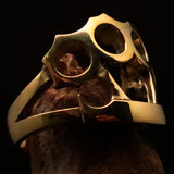 Excellent crafted Men's Brass Outlaw Biker Ring Knuckle Duster - BikeRing4u