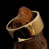 Excellent crafted Men's Cavalry Ring Red Crossed Sabers - Solid Brass - BikeRing4u