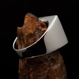 Perfectly crafted Men's Biker Ring Maltese Cross Black - Sterling Silver - BikeRing4u
