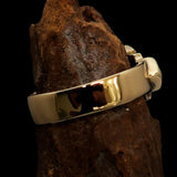 Nicely crafted Men's Brass Costume Band Ring Eight 8 Arrow Cross - BikeRing4u