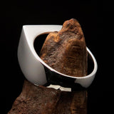 Perfectly crafted Men's Ring Horse Coat of Arms Blue - Sterling Silver - BikeRing4u