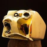 Excellent crafted Men's Panther Ring Antiqued - Brass - BikeRing4u