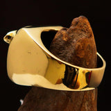 Excellent crafted Men's Panther Ring Antiqued - Brass - BikeRing4u