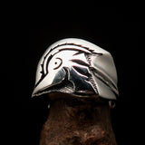 Excellent crafted Men's Sterling Silver Roman Centurion Ring - BikeRing4u