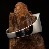Excellent crafted Men's USSR CCCP Flag Ring Soviet Union - Sterling Silver - BikeRing4u
