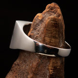 Excellent crafted Men's National Flag Ring Trinidad and Tobago - Sterling Silver - BikeRing4u