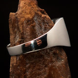 Excellent crafted Men's Swiss Flag Ring Switzerland - Sterling Silver - BikeRing4u