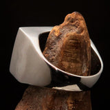 Perfectly crafted Men's Ring Flag of Australia - Sterling Silver - BikeRing4u