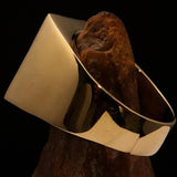 Nicely crafted Men's Ring Black Greek Warrior - Solid Brass - BikeRing4u