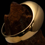 Perfectly crafted Men's Chinese Flag Ring Red - Solid Brass - BikeRing4u