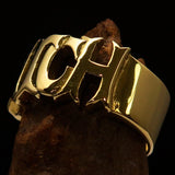 Excellent crafted One Word Bitch Ring - Solid Brass - BikeRing4u