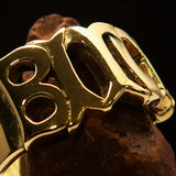 Excellent crafted One Word Bitch Ring - Solid Brass - BikeRing4u