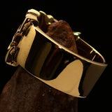 Excellent crafted One Word Love Ring - Solid Brass - BikeRing4u