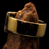 Excellent crafted One Word Boy Ring - Solid Brass - BikeRing4u