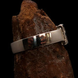 Excellent Crafted Men's Sterling Silver Revenge Ring - BikeRing4u