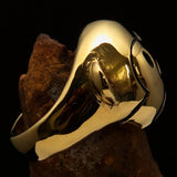 Excellent crafted Men's Teddy Bear Costume Ring - Solid Brass - BikeRing4u