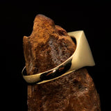 Excellent crafted Men's Dutch Flag Ring Holland / Netherlands - Solid Brass - BikeRing4u