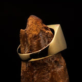 Excellent crafted Men's Cuban Flag Ring Cuba - Solid Brass - BikeRing4u