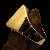 Excellent crafted Men's Joker Ring Green Harlequin - Solid Brass - BikeRing4u